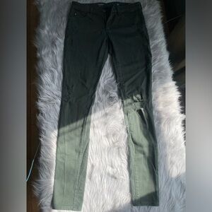 Dark green/olivish ripped jeans
